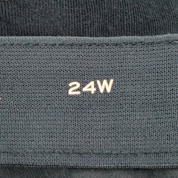 CC - St. John's Bay Straight Leg Corduroy Pants Womens 24W Solid Blue Stretch - Picture 5 of 8